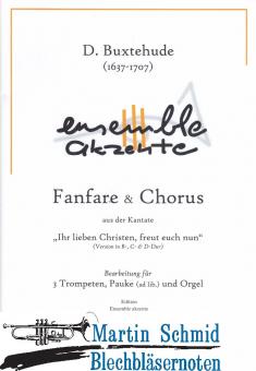 Fanfare & Chorus (3Trp.Orgel.Pk ad lib)(Version in B-/A-Dur) 