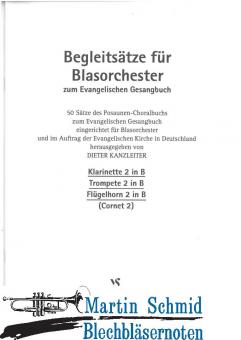Begleitsätze für Blasorchester zum Evangelischen Gesangbuch Trompete 2 