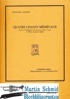 4 Chants médiévaux (220.Klav) Stimmen 