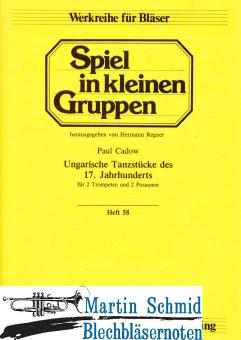 Ungarische Tanzstücke des 17.Jh. 