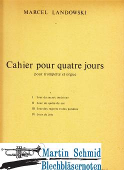 Cahier pour quatre jours 