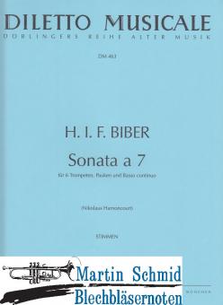 Sonata à 7 (6Trp.Pk.Bc) Stimmen 