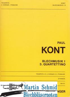 Blechmusik I: Quartettino (121) Stimmen 