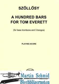 A Hundred Bars for Tom Everett (3 Bongos) SpP 
