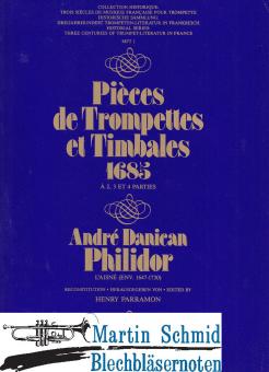 Pièces de Trompettes et Timbales 1685 (2-4Trp.Pk) 